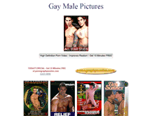 Tablet Screenshot of gaymalepictures.com